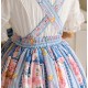 Strawberry Witch Blueberry Skirt with Shoulder Straps